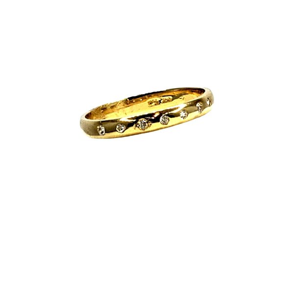 14K REAL GOLD Ladies Band Ring 6.5 - Picture 4 of 10